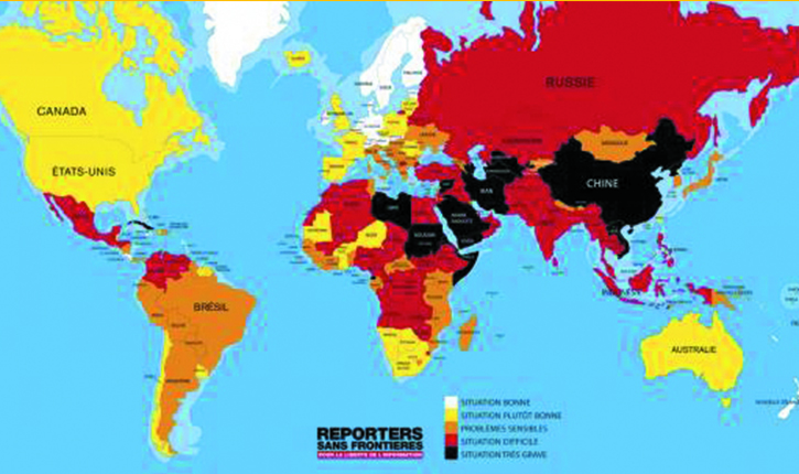 حرية الصحافة في العالم