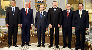 Caid Essebsi et les nouveaux ambassadeurs