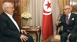 Caid Essebsi reçoit Rached Ghannouchi