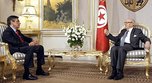 Francois Fillon reçu par Beji Caid Essebsi