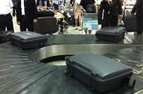 Retrait bagages à l'aéroport