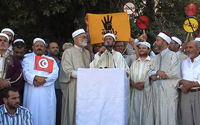 Ridha Jaouadi manifeste à Sfax