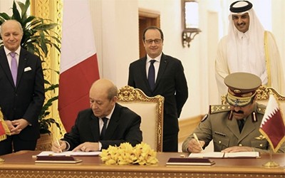Signature de l'accord franco-émirati