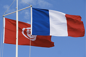 Tunisie France Drapeaux