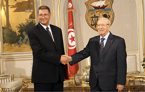 Habib Essid et Beji Caid Essebsi Banniere