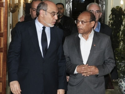 Hamadi Jebali Moncef Marzouki