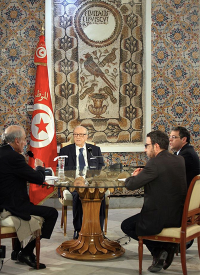 Caid Essebsi Entretien avec Europe1