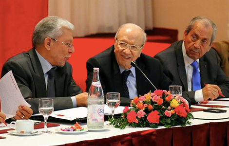Caid-Essebsi-Bureau-executif-de-Nidaa-Tounes-Banniere