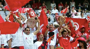 Supporters tunisiens
