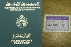 Passeport et timbre de voyage
