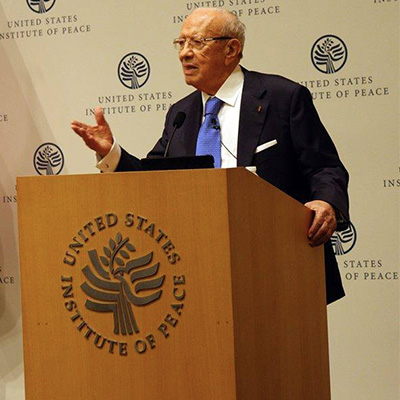 Caid Essebsi Institute Of Peace Washington
