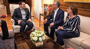 Hammami reçu par Tsipras