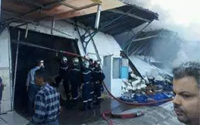Incendie au souk Moncef Bey