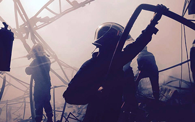 Incendie pompiers