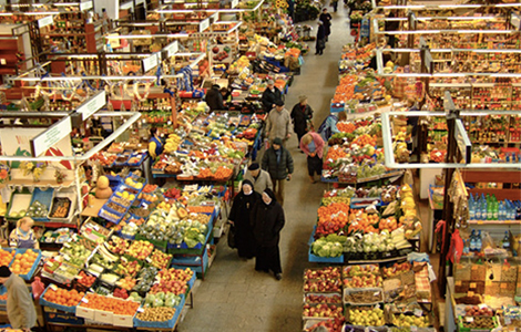 Marché couvert de Varsovie 