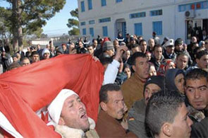 Manif à Kasserine
