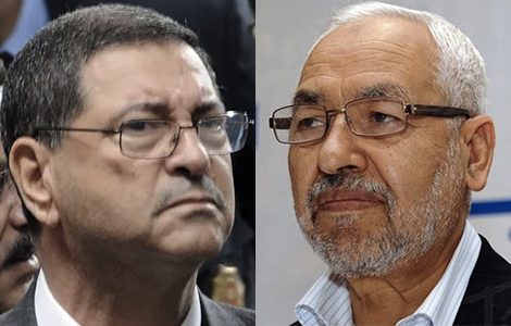 Habib Essid Rached Ghannouchi Banniere