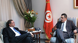 Mehdi Jomaa et Habib Essid