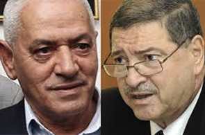 Houcine Abassi et Habib Essid