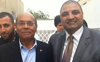 Moncef Marzouki et Abderrahmen Souguir