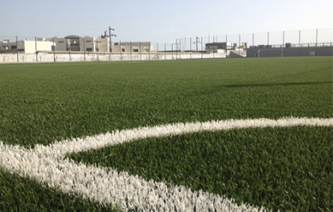 Stade au gazon artificiel Banniere