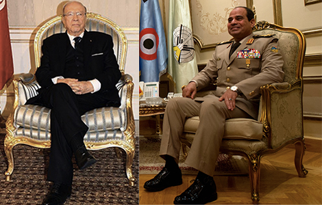 Caid Essebs et Al Sissi