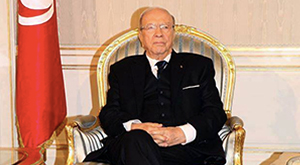 Caid Essebsi au Palais de Carthage