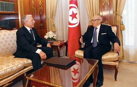 Caid Essebsi et Taieb Baccouche Banniere