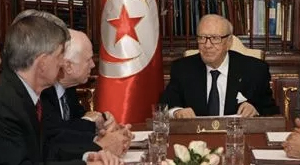 John Mc Cain Caid Essebsi
