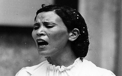La chanteuse Saliha 