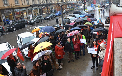 Manifestation de Tunisiens à Genève