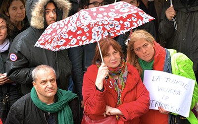 Manifestation de Tunisiens à Genève