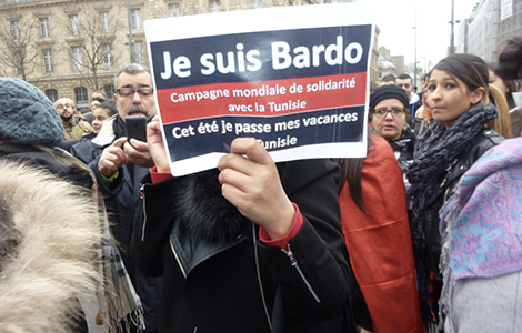 Manifestation de Tunisiens à Paris 