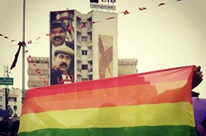 Manifestation homosexuels au Bardo
