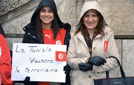 Manifestation pro tunisienne à Genève 