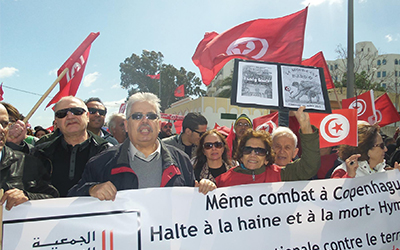 Les universitaires à la marche antiterroriste du Bardo