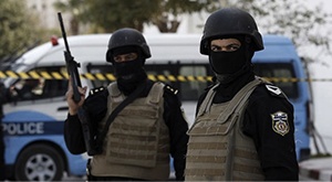 Unités spéciales de la police tunisienne.