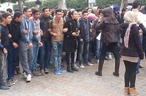 Marche-de-protestation-des-eleves