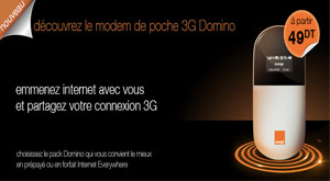 Orange Tunisie commercialise le Domino, le modem de poche 3G