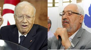 Selon les résultats d'un sondage Sigma Conseil sur les intentions de vote des Tunisiens selon les régions, effectué du 12 au 14 février, le Sahel, le Cap-Bon et le Grand Tunis sont conquis par Nida Tounes. Le Sud (y compris Sfax) et l'Ouest, c'est le fief d'Ennahdha.