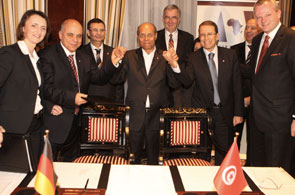 Marzouki à Berlin Allemagne 
