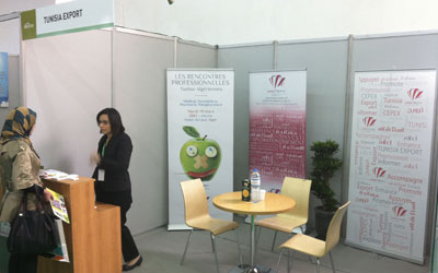 Stand Tunisia Export au salon Al Farma à Alger