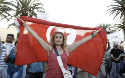 manif femmes democrates 1 30 2