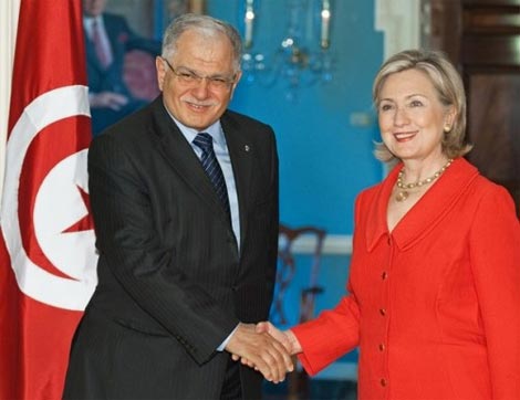 kamel morjane hilarry Clinton