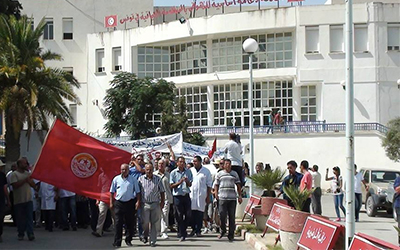 Manifestation-agents-de-sante-Kef