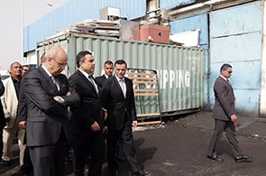 Mehdi Jomaa au port de Radès